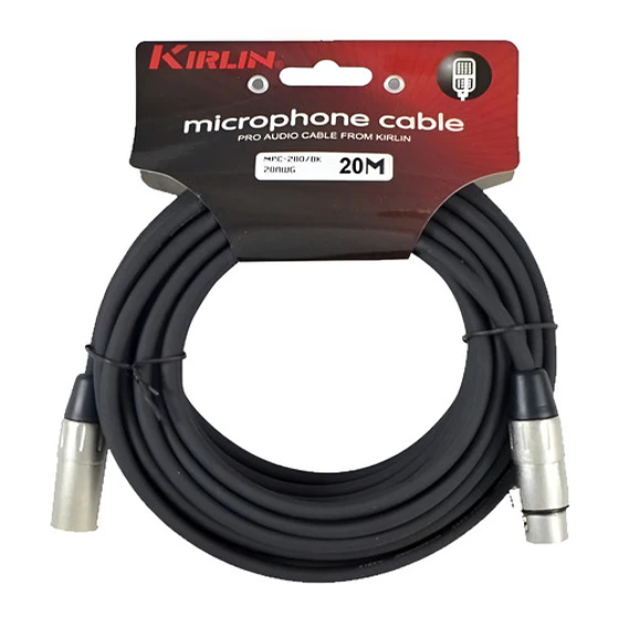 Cable Micrófono Kirlin Xlr Mpc-280 20 Metros 1