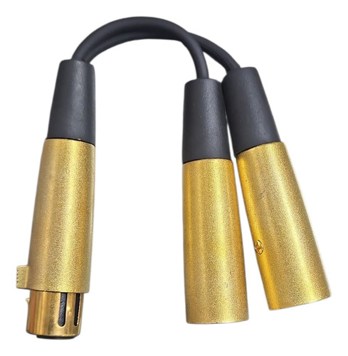 Cable Audio Y Canon Xlr Hembra A 2 Xlr Macho 2