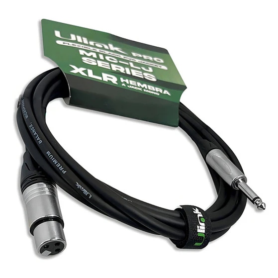 Cable Xlr Hembra A Plug 6.3 Mono, 10 Mts, Negro 4