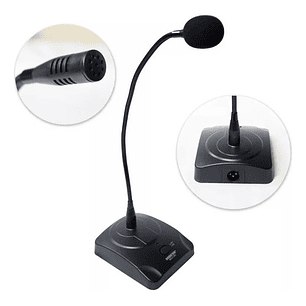 Microfono Conferencia Cuello Ganzo Mekse Negro