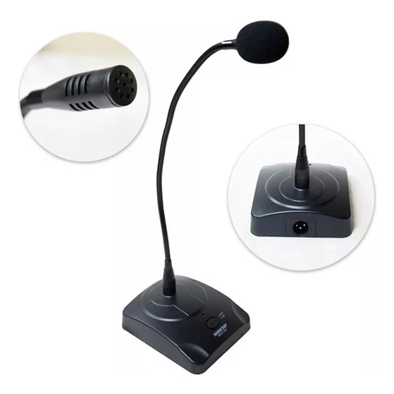 Microfono Conferencia Cuello Ganzo Mekse Negro 1