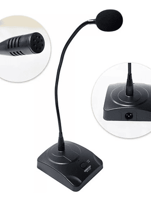 Microfono Conferencia Cuello Ganzo Mekse Negro