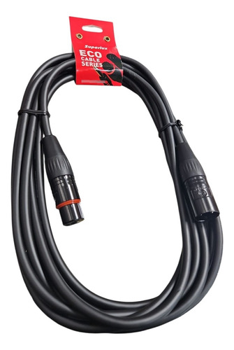 Cable De Microfono Balanceado 5 Mt Xlr Superlux Cfm5fm 1