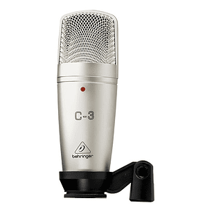 Micrófono Behringer C-3 Plateado Condensador Estudio