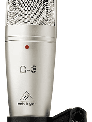 Micrófono Behringer C-3 Plateado Condensador Estudio