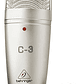 Micrófono Behringer C-3 Plateado Condensador Estudio - Miniatura 1