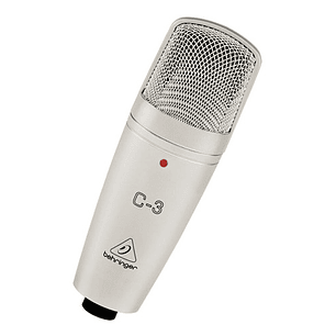 Micrófono Behringer C-3 Plateado Condensador Estudio