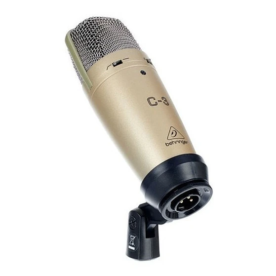 Micrófono Behringer C-3 Plateado Condensador Estudio 9