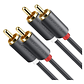 Cable De Audio Blindado Rca Macho Macho Ugreen De 1,5 M - Miniatura 1