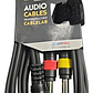 Cable De Audio 3.5 A 2 Plug 6.3 Stagelab - Miniatura 1