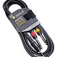 Cable De Audio 3.5 A 2 Plug 6.3 Stagelab - Miniatura 2