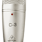 Micrófono De Condensador Multipatrón Profesional Behringer C-3 Diafragma Doble Estudio De Grabación - Miniatura 1