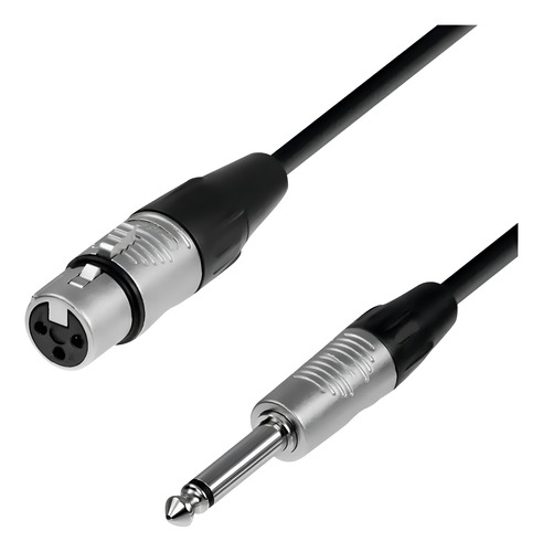Cable De Audio Xlr Hembra A Jack Mono De 6mts Ul-mic-lj6006 1