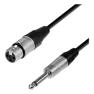 Cable De Audio Xlr Hembra A Jack Mono De 6mts Ul-mic-lj6006