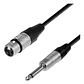 Cable De Audio Xlr Hembra A Jack Mono De 6mts Ul-mic-lj6006 - Miniatura 1