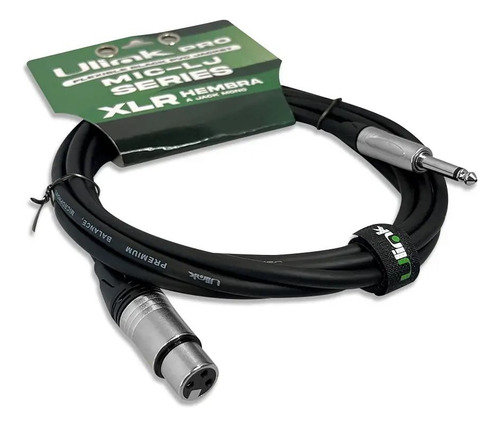 Cable De Audio Xlr Hembra A Jack Mono De 6mts Ul-mic-lj6006 2