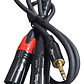 Cable De Audio Y Mini Plug 3.5 Stereo A 2 Canon Xlr Macho - Miniatura 1