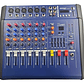 Power Mixer Consola Sonido Ampificada 6 Canales Mavi Ct-6 - Miniatura 2
