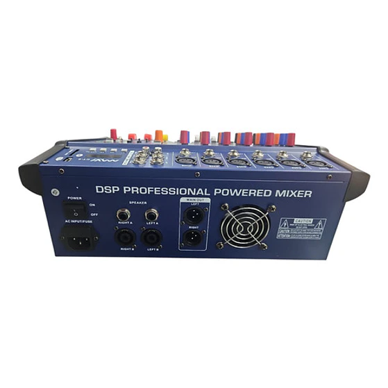 Power Mixer Consola Sonido Ampificada 6 Canales Mavi Ct-6 5