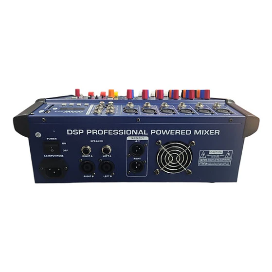 Power Mixer Consola Sonido Ampificada 6 Canales Mavi Ct-6 11