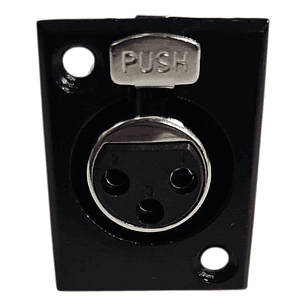 Conector Xlr / Canon Hembra Chasis Cb Ja155bk