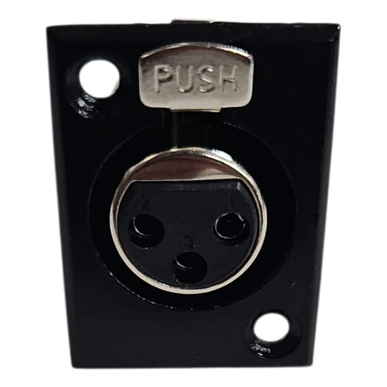 Conector Xlr / Canon Hembra Chasis Cb Ja155bk 1