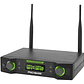 Micrófono Inalámbrico Doble Probass Uf 224 Multi Frec. Negro - Miniatura 4