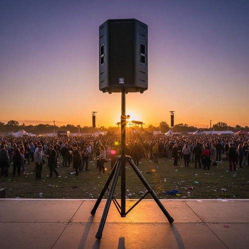 Atril Soporte Trípode Para Parlantes Speaker Stand Sps-502m 5