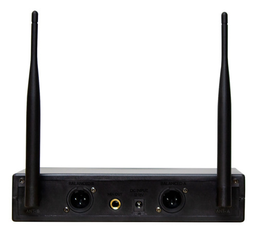 Micrófono Inalámbrico Doble Probass Uf 224 Multi Frec. Negro 6