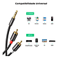 Cable De Audio Macho Ugreen De 3,5 Mm A 2 Rca, 1,5 Metros, Negro - Miniatura 2