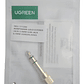 Adaptador Ugreen De 6,5 M Macho A 3,5 M Hembra, Color Dorado - Miniatura 2