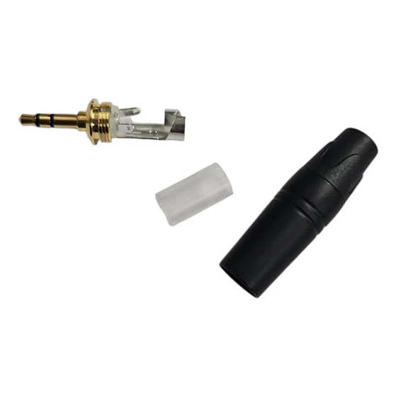 Conector Audio Plug Jack 3.5 Mm Metal 3