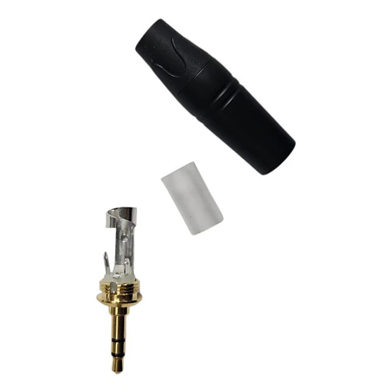 Conector Audio Plug Jack 3.5 Mm Metal 4