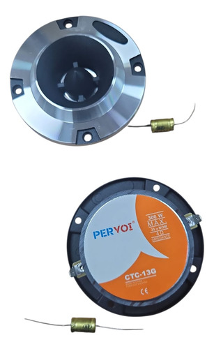 Tweeter 4 Pulgadas Tipo Bala Pervoi Ctc-13g 300 W Max 2
