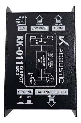 Caja Directa Pasiva K Acustic Kk-011 1