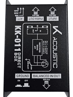 Caja Directa Pasiva K Acustic Kk-011