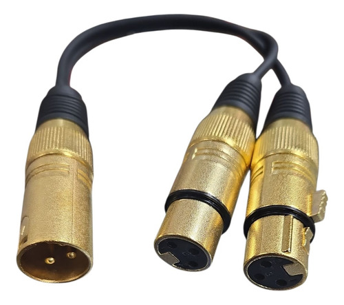 Cable Y Canon Xlr Macho A 2 Xlr Hembra 1
