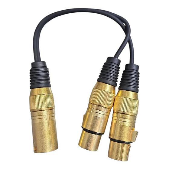 Cable Y Canon Xlr Macho A 2 Xlr Hembra 2