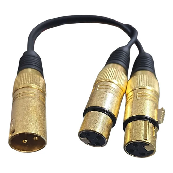 Cable Y Canon Xlr Macho A 2 Xlr Hembra 3