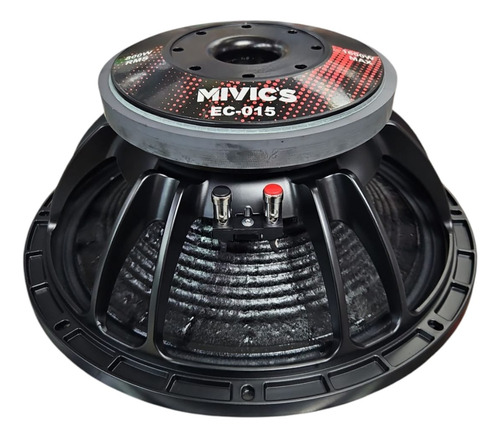 Parlante 15 Pulgadas 1600 W Mivic Negro 2