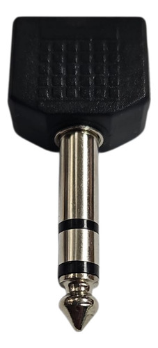 Adaptador Copla Audio 3.5 Mm A Plug Jack 6.3 Mm Estereo 3