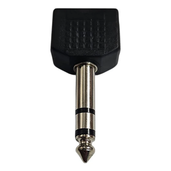 Adaptador Copla Audio 3.5 Mm A Plug Jack 6.3 Mm Estereo 3