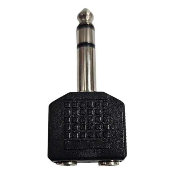 Adaptador Copla Audio 3.5 Mm A Plug Jack 6.3 Mm Estereo 4