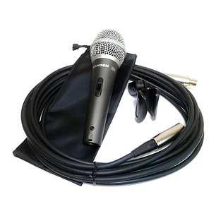 Microfono Samson Q4 Profesional Dinamico Color Negro