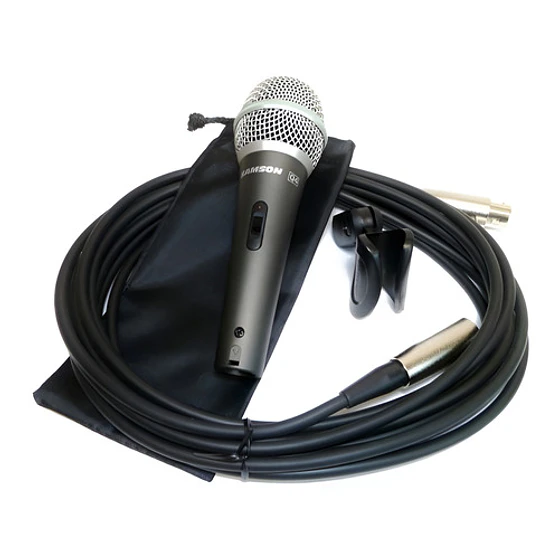 Microfono Samson Q4 Profesional Dinamico Color Negro 1