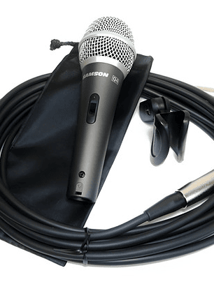 Microfono Samson Q4 Profesional Dinamico Color Negro