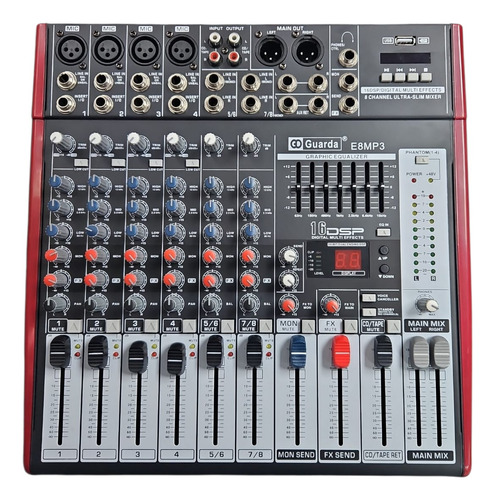 Guarda Mixer E8mp3 Mezcladora Para Dj 2