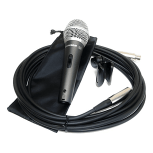 Microfono Samson Q4 Profesional Dinamico Color Negro