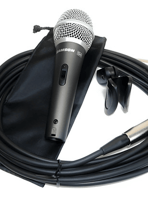 Microfono Samson Q4 Profesional Dinamico Color Negro