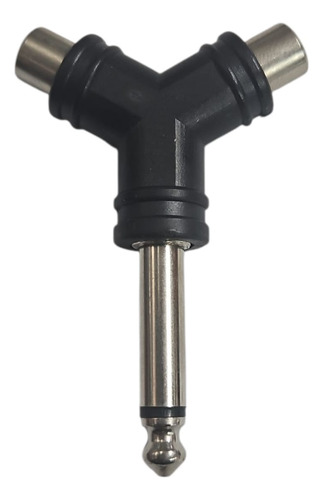 Adaptador Copla Audio Rca A Plug Jack 6.3 Mm 4